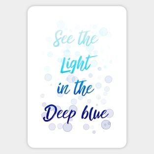 Deep blue water Sticker